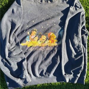 Vintage Disney Magical Gatherings Gray Sweater